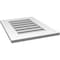 Ekena Millwork Vertical Surface Mount PVC Gable Vent: Functional, w/ 3-1/2"W x 1"P Standard Frame, 18"W x 24"H GVPVE18X2401SF - alternate 4